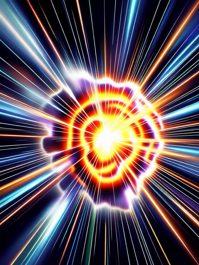 Magischer Energie-Orb-Explosion