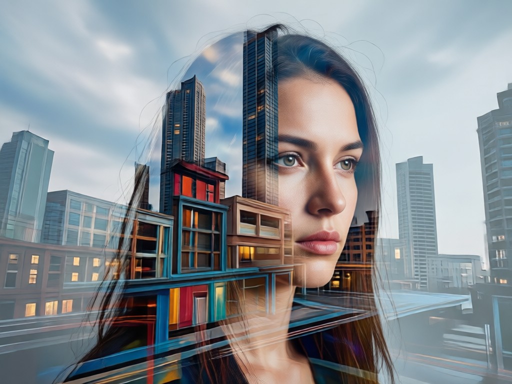 Share your Architecture Double Exposure Portrait Generator