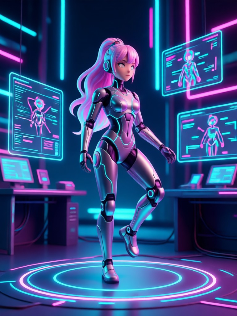 3D Pixar style cartoon avatar