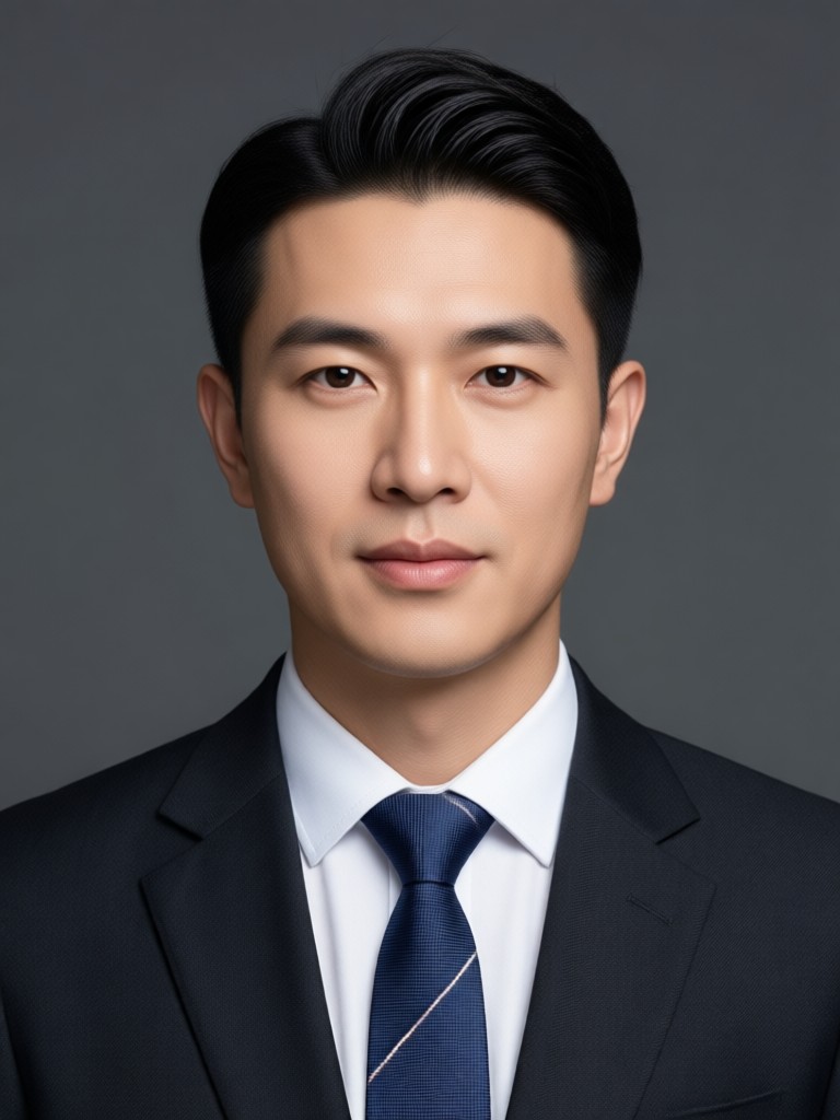 Formal attire edit for passport or visa photo