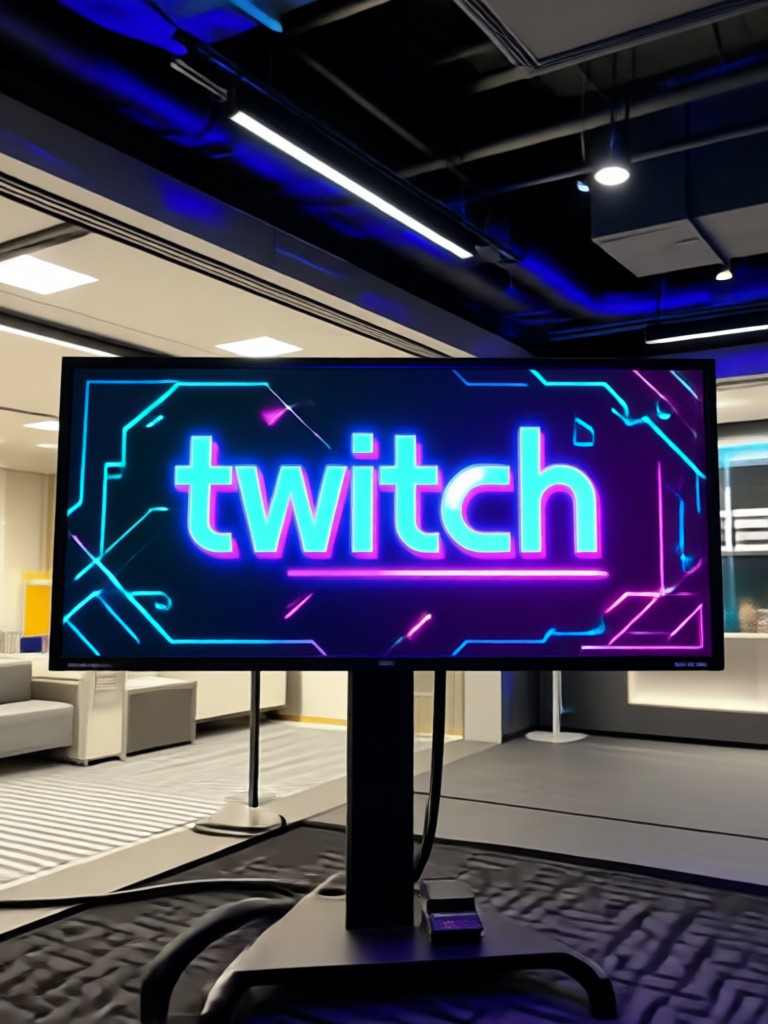 Elegant banner for a Just Chatting streamer with soft lighting