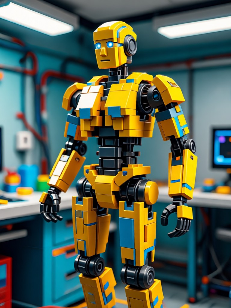 Vehicle photo recreated in LEGO blocks