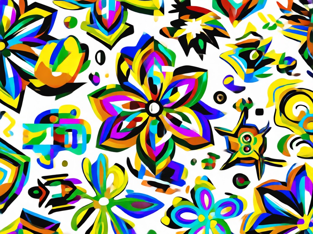 Process from photo reference to AI-generated pattern
