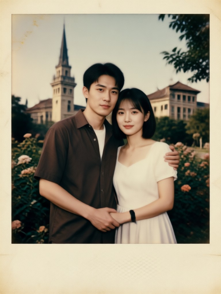 Vintage Polaroid Couple Photo Generator showcase by beyo