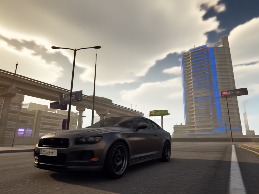 AI generated GTA cinematic action scene