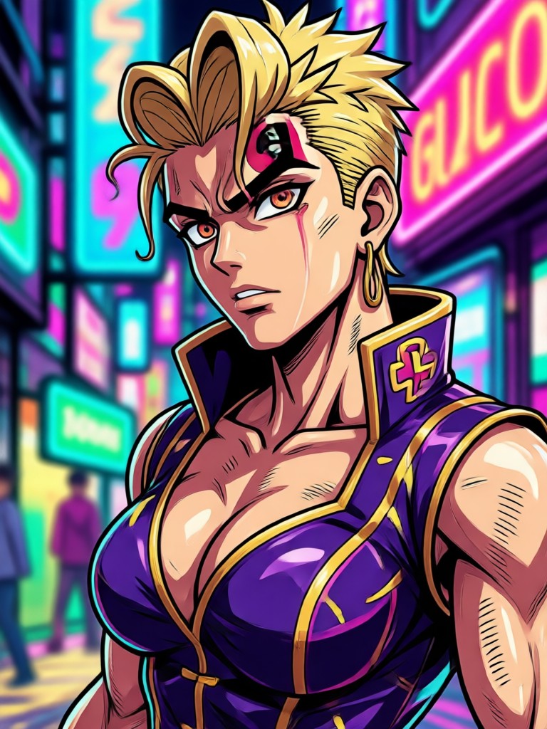 Modern JoJolion aesthetic filter example