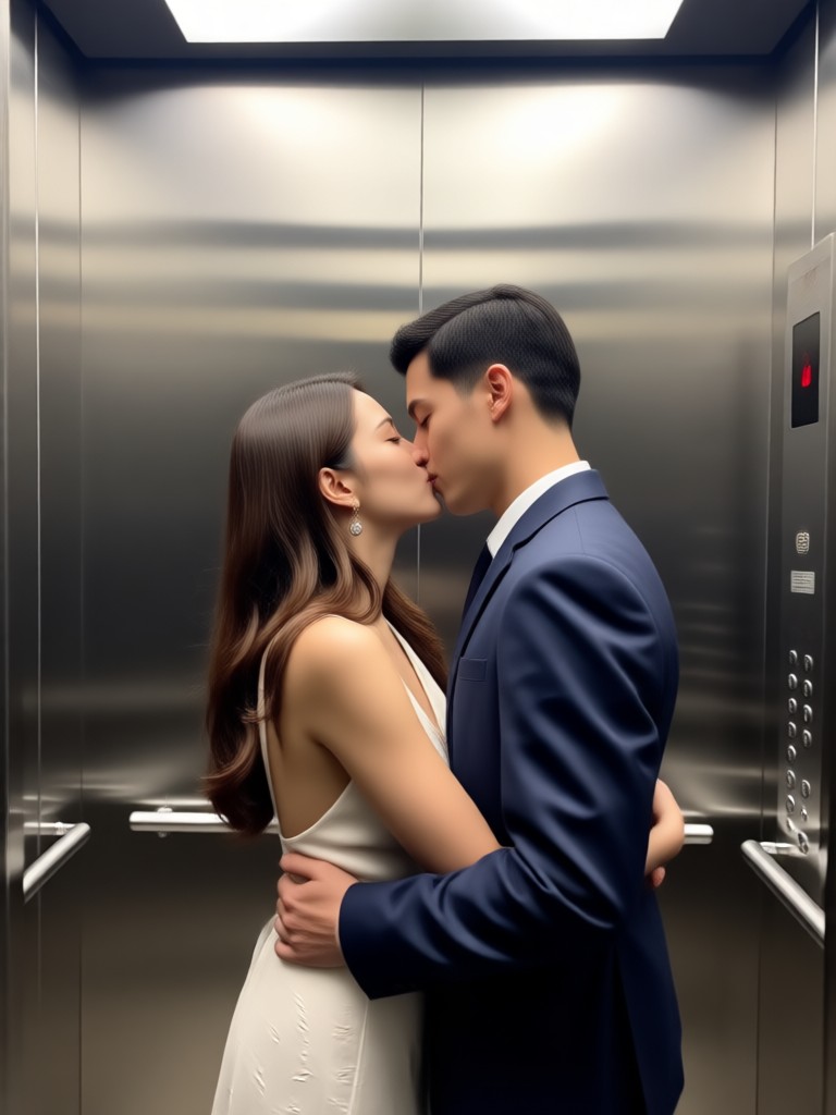 Apartment building elevator moment