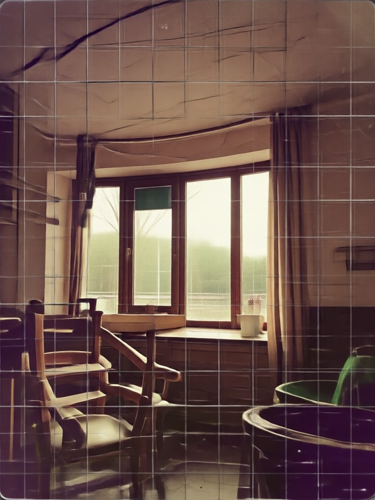 Travel photo with retro postcard filter