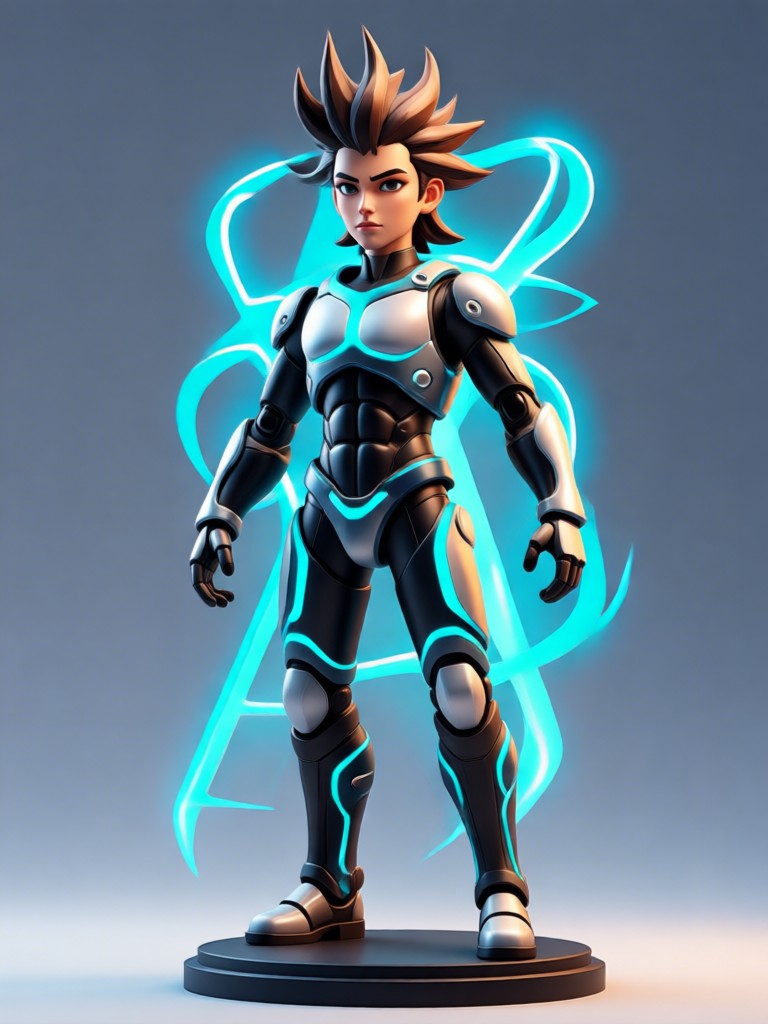 Pet transformed into a 3D cartoon model