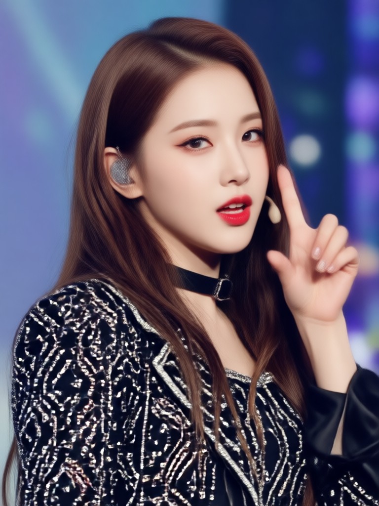 Streetwear hip hop style K Pop idol AI edit