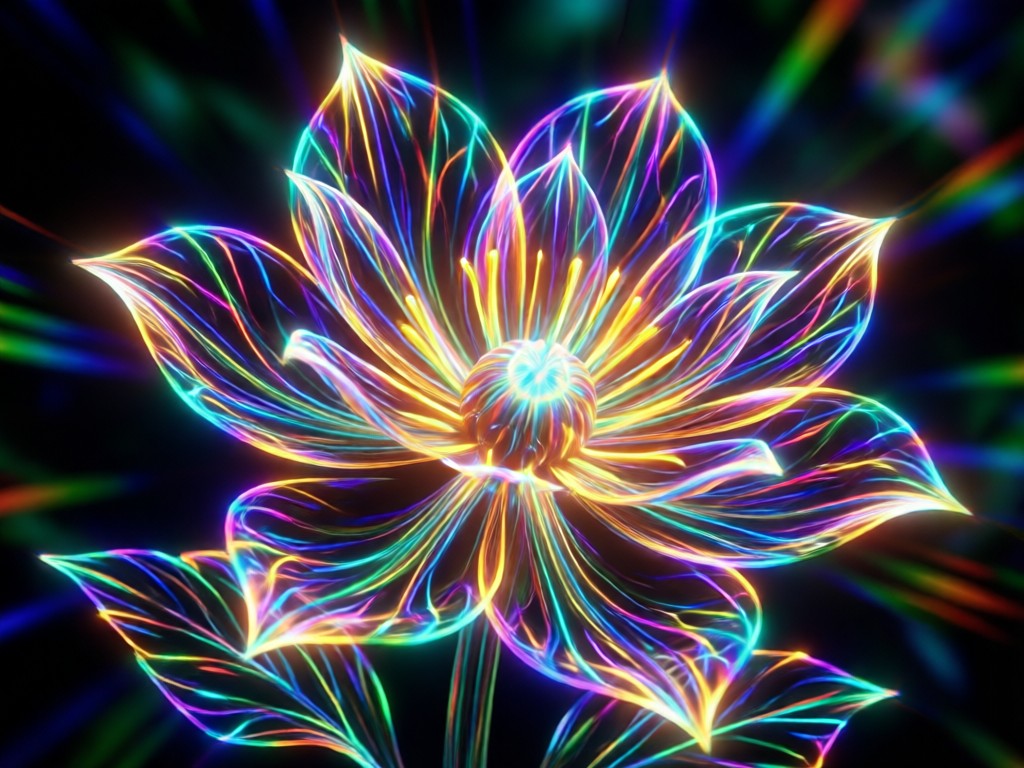Slider adjusting bloom intensity and color