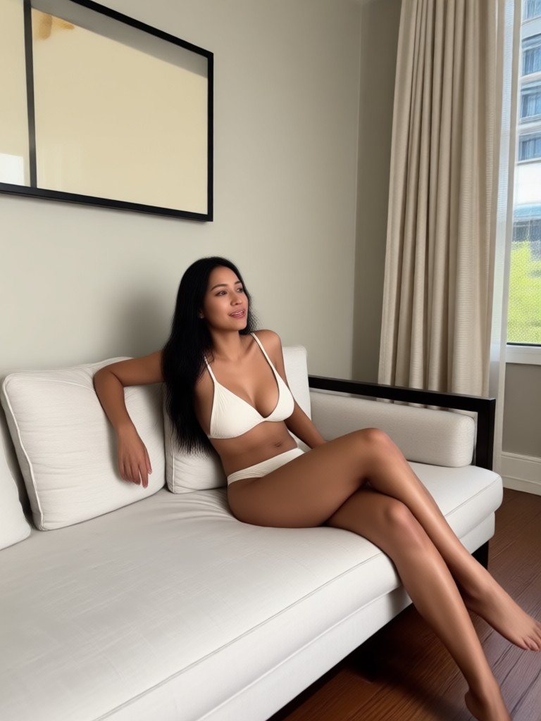 수채화 워시 누드 습작