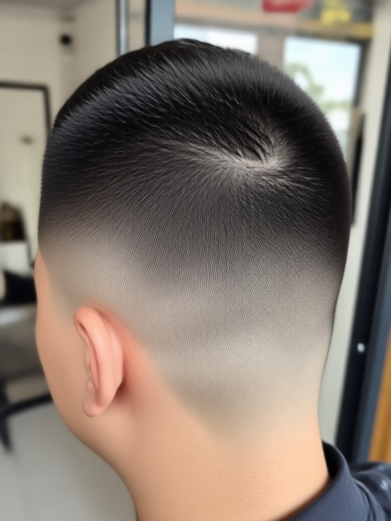 Pflegeleichter KI-Buzz-Cut-Vorschau