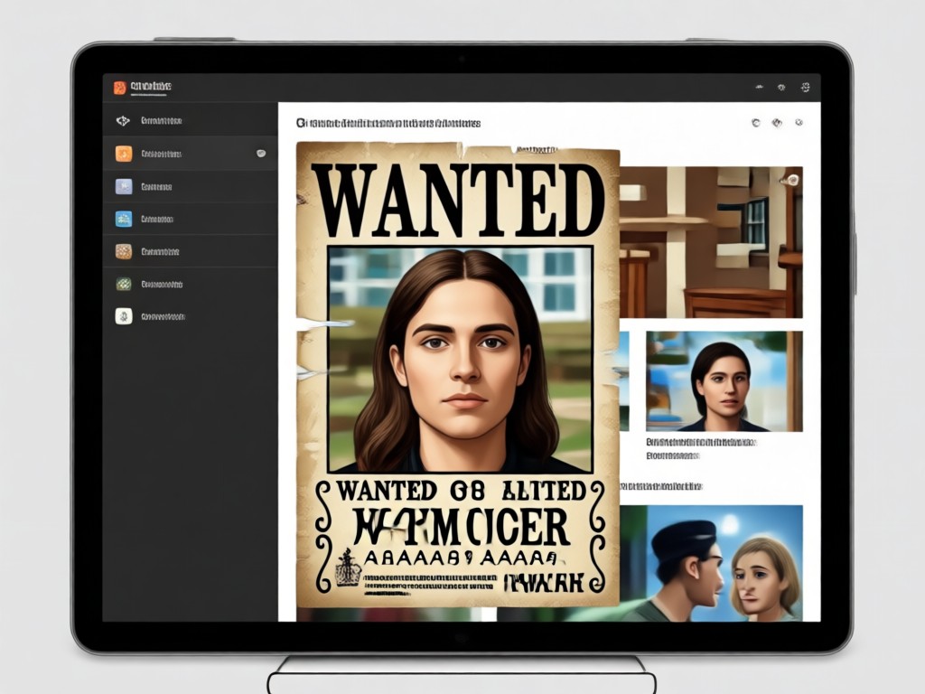 Customizable text editor for posters