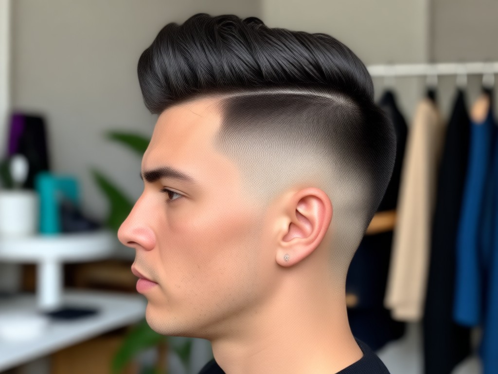 Sofortige KI-Buzz-Cut-Filter-Vorschau auf dem Smartphone