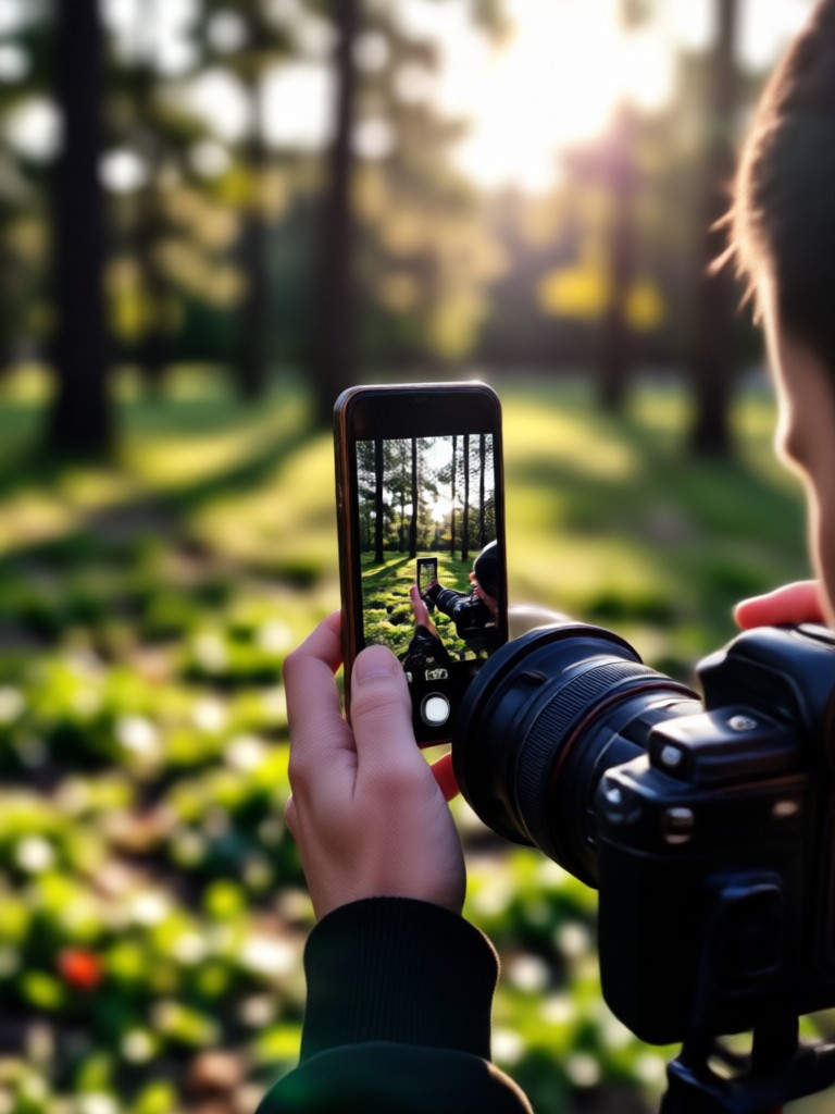 Street photography with selective blur