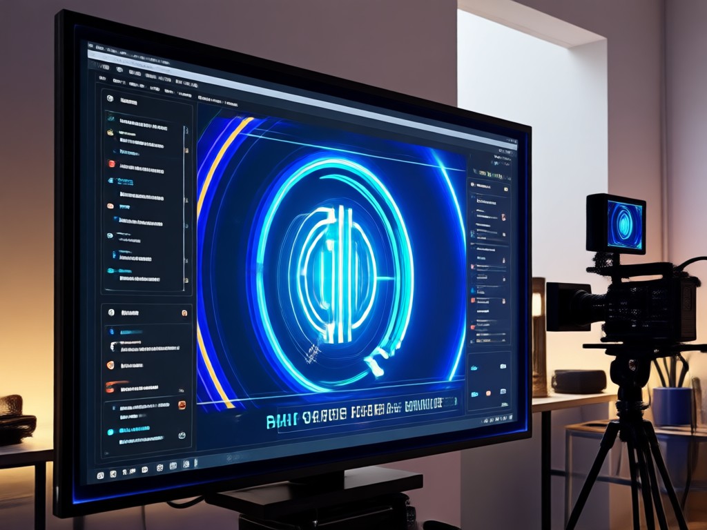 A clean, simple mobile app interface for creating AI videos