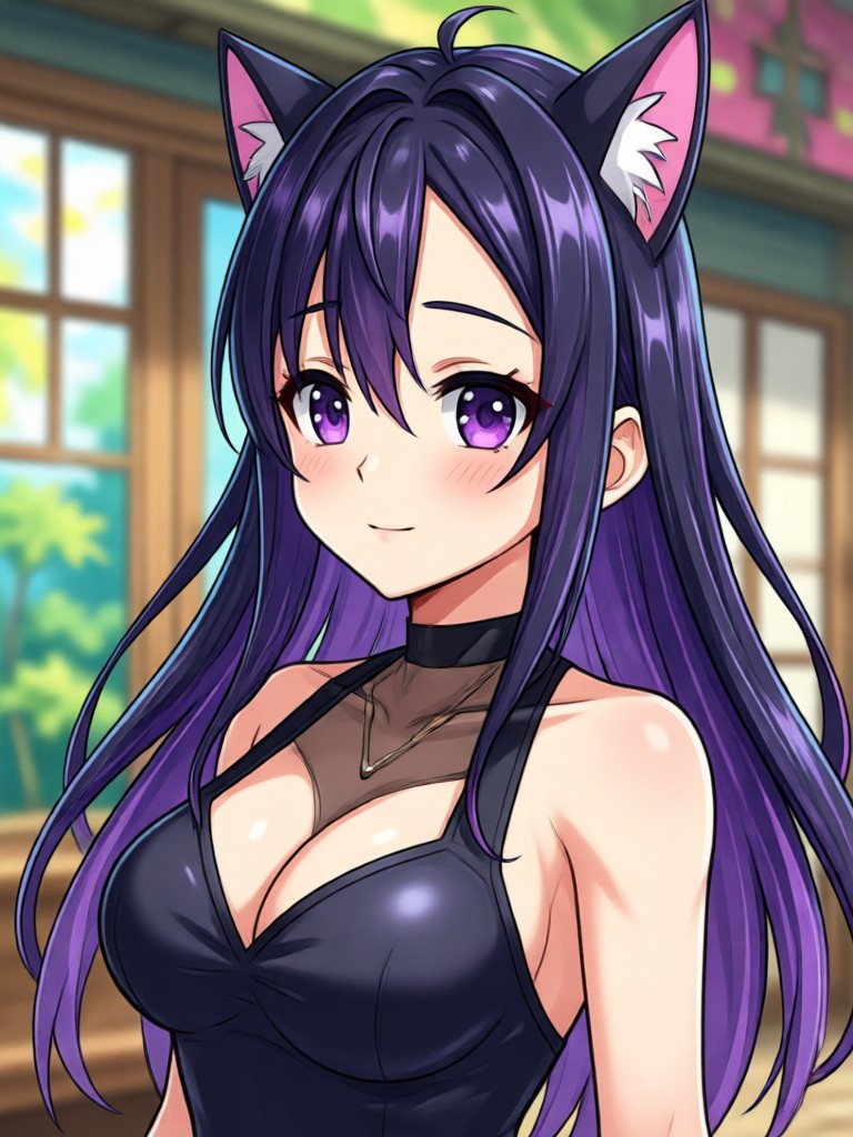 Anime style transformation vintage 90s look