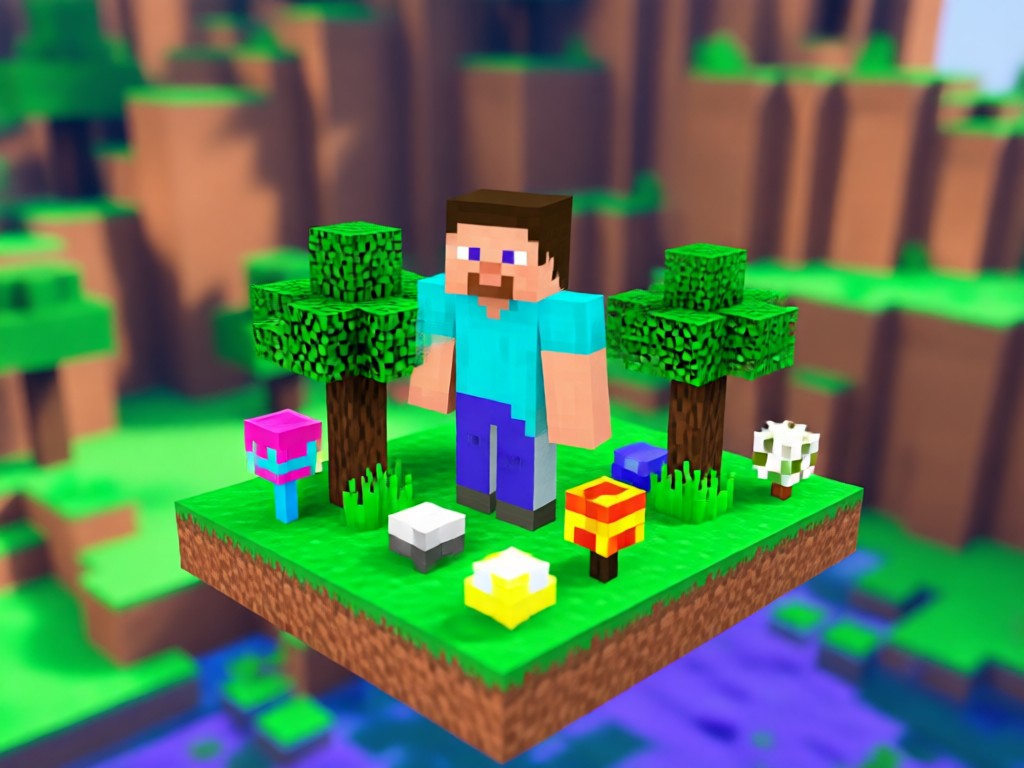 Showcase of different Minecraft AI filter styles