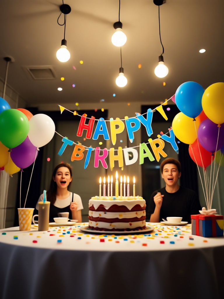 cinematic birthday video generator mobile app preview
