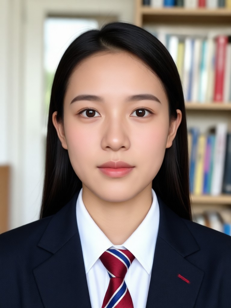 Modern selfie transformed into a 90s yearbook photo with AI