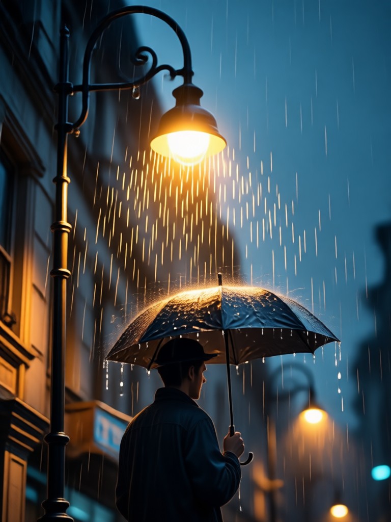 Viral TikTok style streetlight kiss result