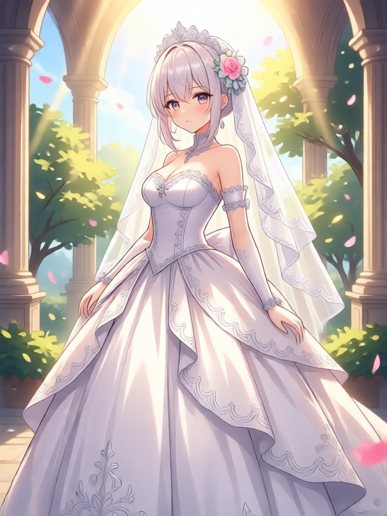 Victorian era anime bride