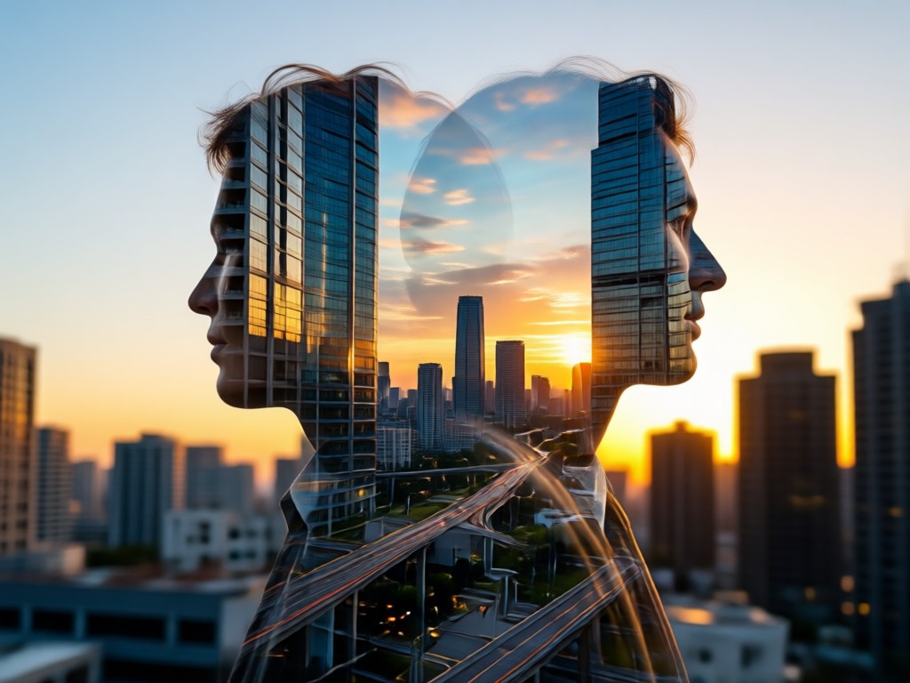 Double-Exposure-Paarfotos mit KI erstellen