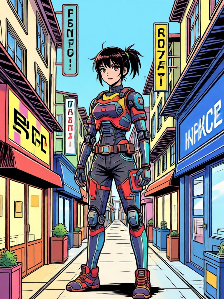 ドラマチックな少年アニメバトルシーン