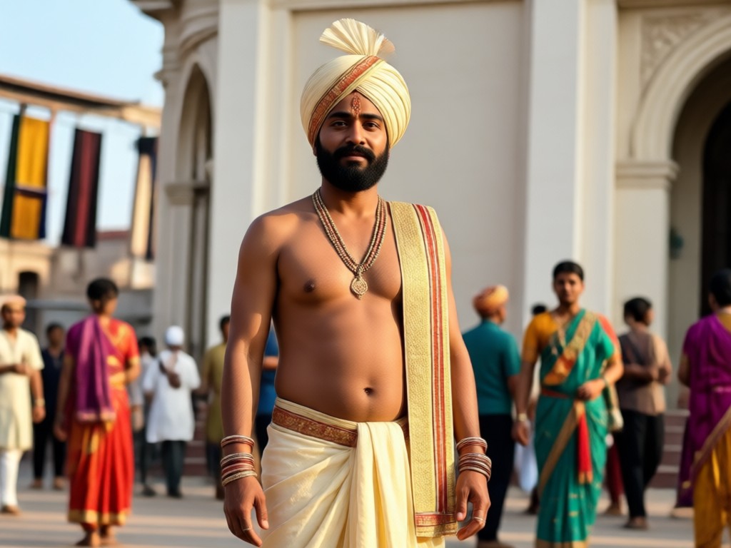 HD texture enhancement for Indian style images