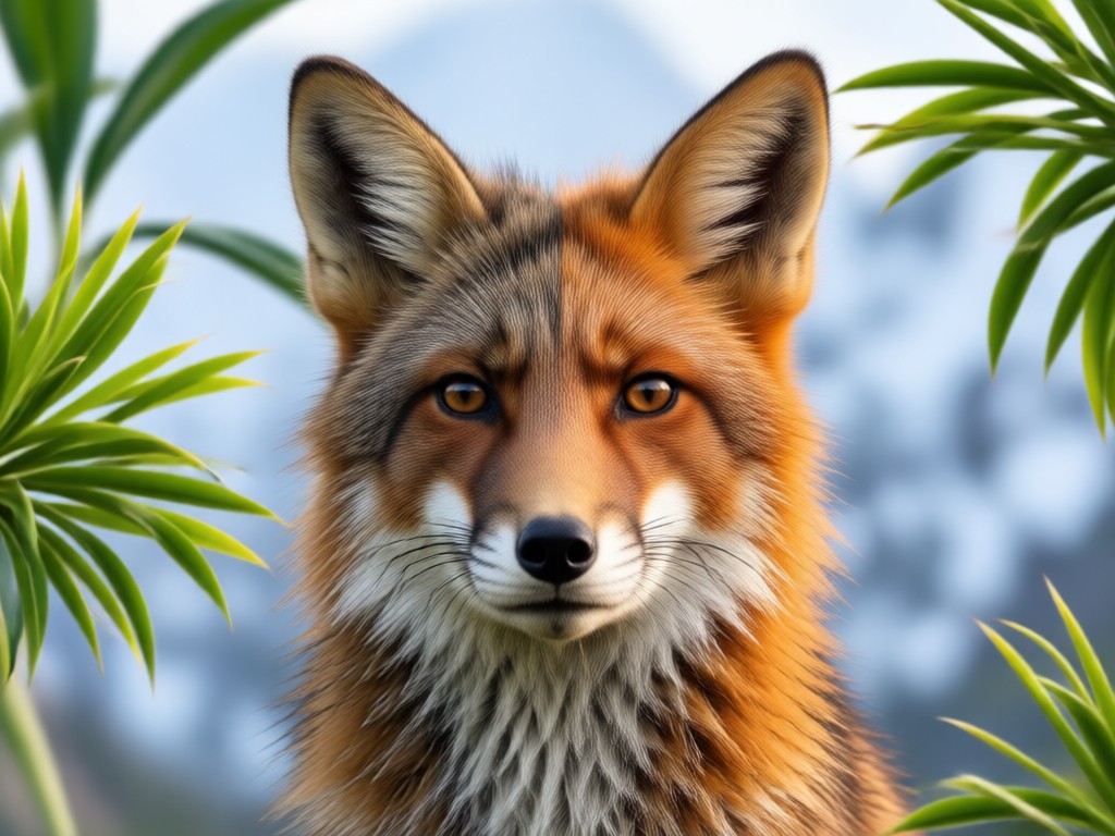 Comparison of simple edit vs AI animal face swap