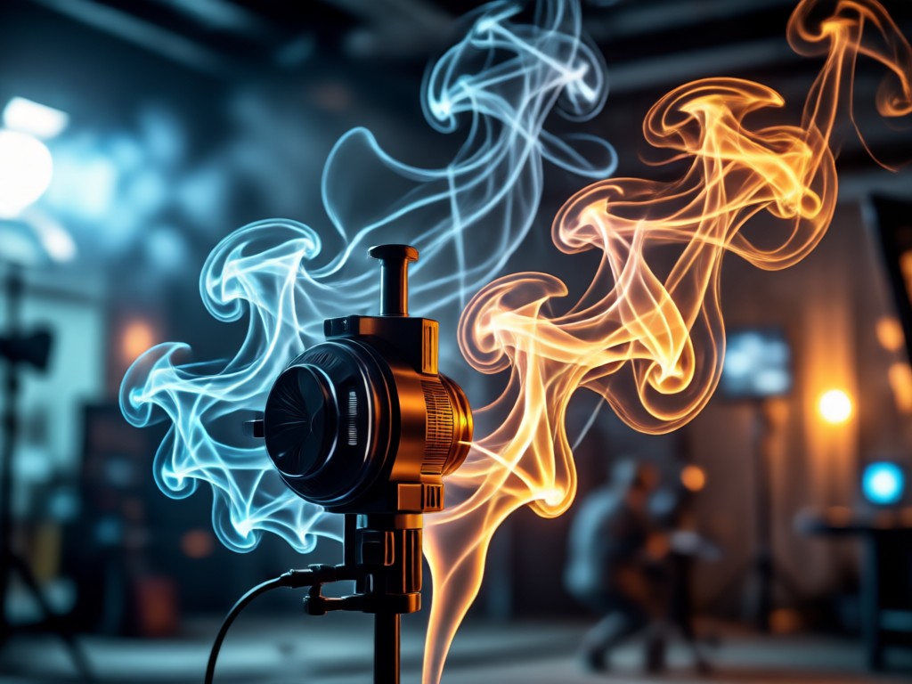 realistic studio smoke integration example