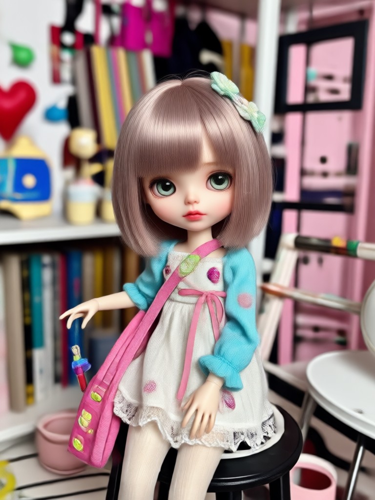 Winter holiday themed doll