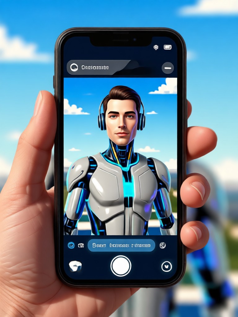Anime style AI selfie transformation