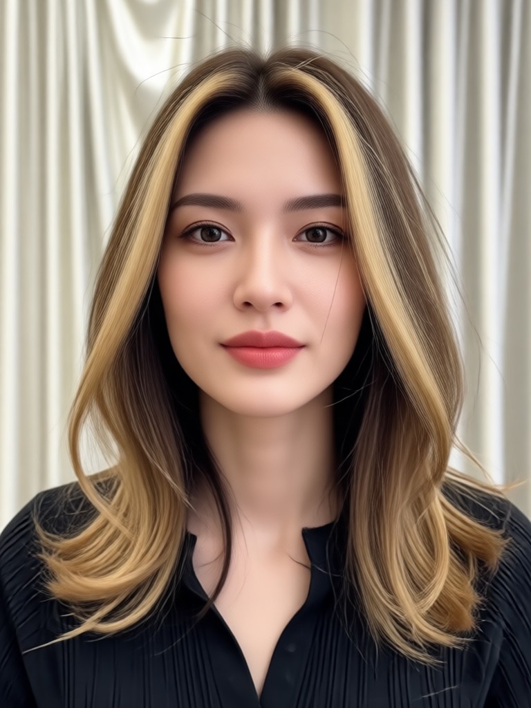 AI dramatic undercut hairstyle preview