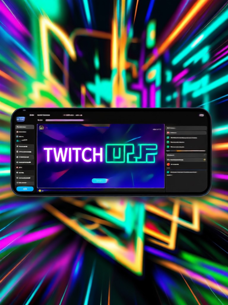 Space themed Twitch banner with planets and a spaceship
