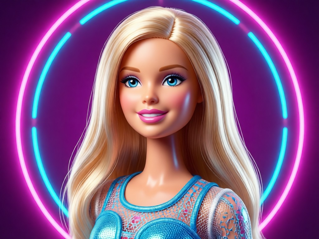 Realistic AI Barbie avatar result