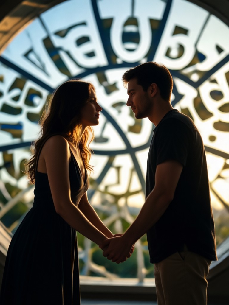 Template Sinematik Kilau Sunset Romantis