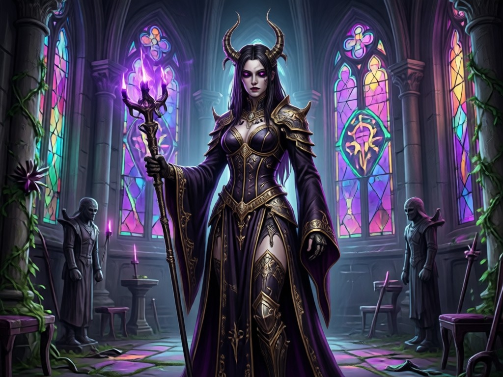 Vergleich einzigartiger Gothic-KI-Kunststile