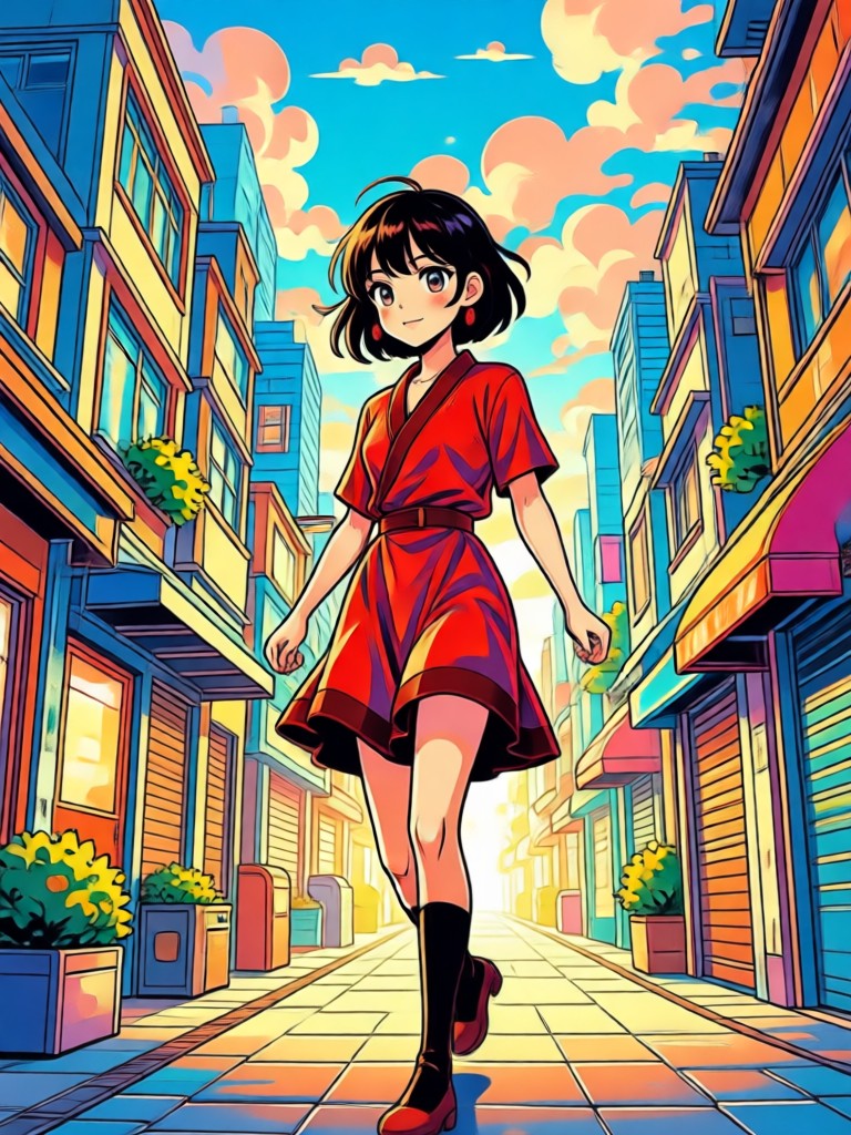 Transformação com filtro de vilão de anime dramático