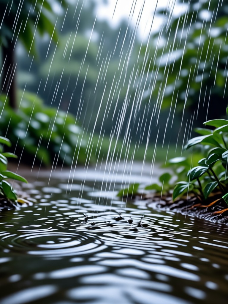 雨写真エフェクトを紹介するheyoアプリ