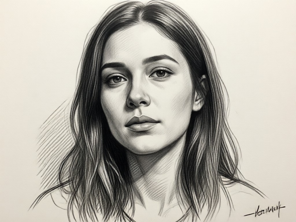 Personalized gift pencil portrait art