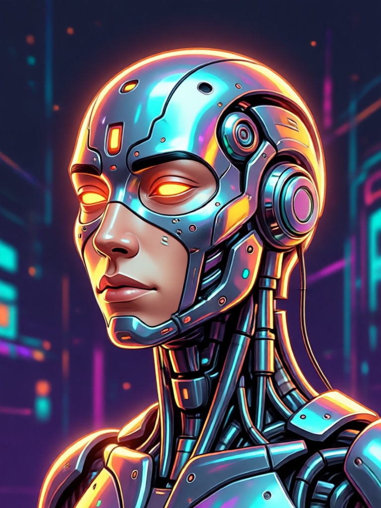 Cyberpunk Cityscape AI Art