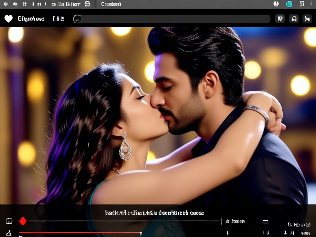 AI generated Bollywood romantic video comparison
