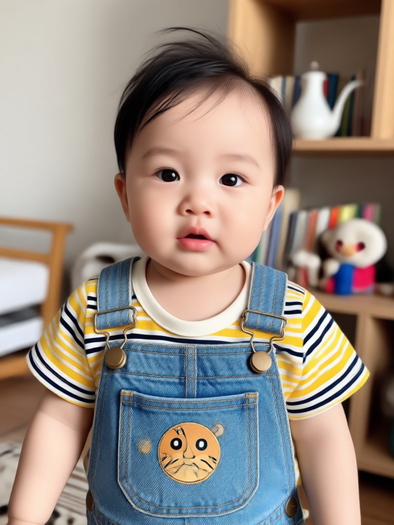 Funny prank baby photo for friends
