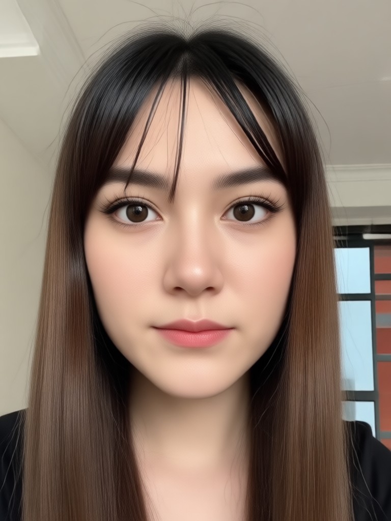 Face swap video transforming a person into a younger version