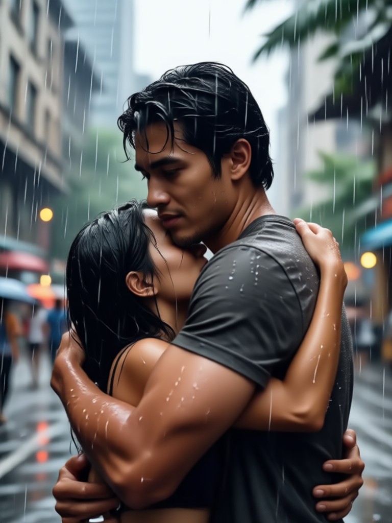 Photo transformed to monsoon hug video on balcony