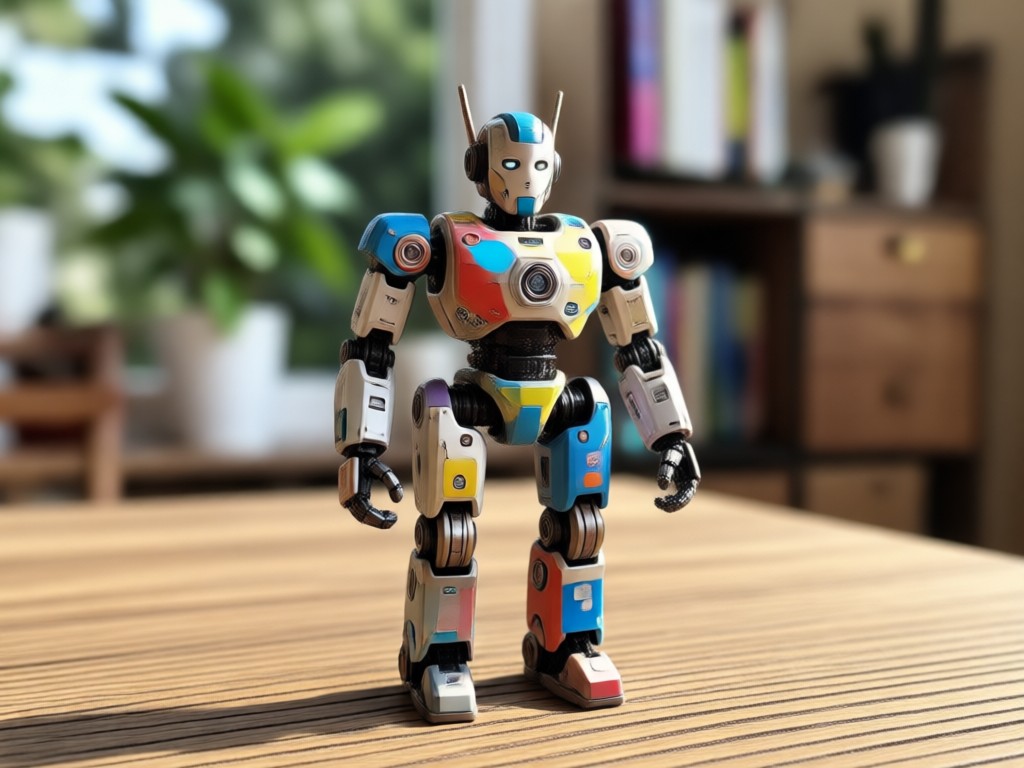 Original AI generated action figures created from text descriptions