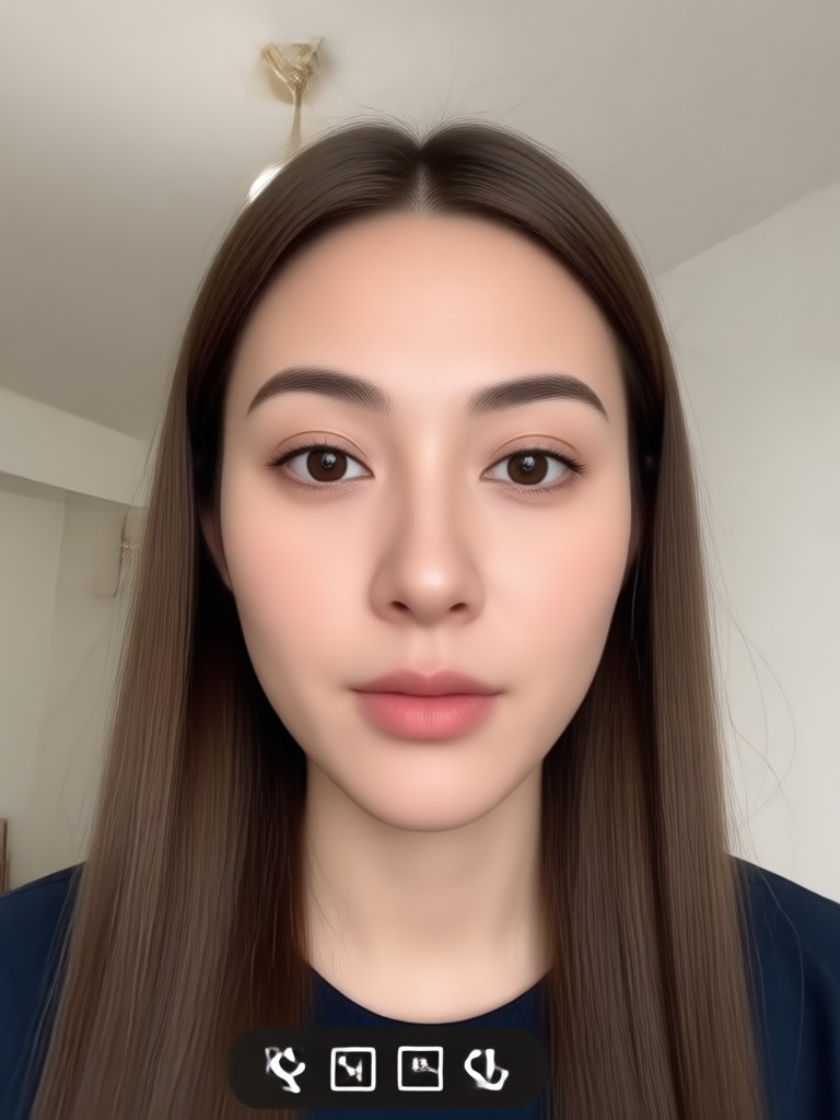 Live streaming with swapped face