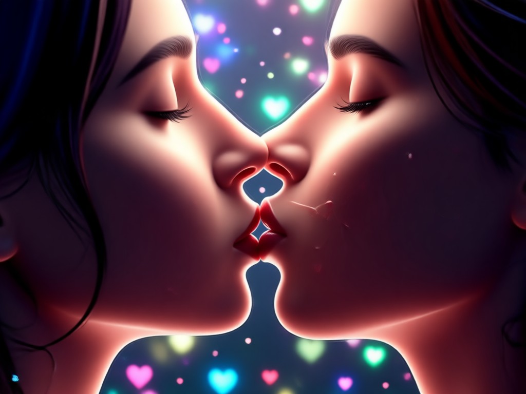 여러분의 AI 발렌타인 키스 비디오 공유하기